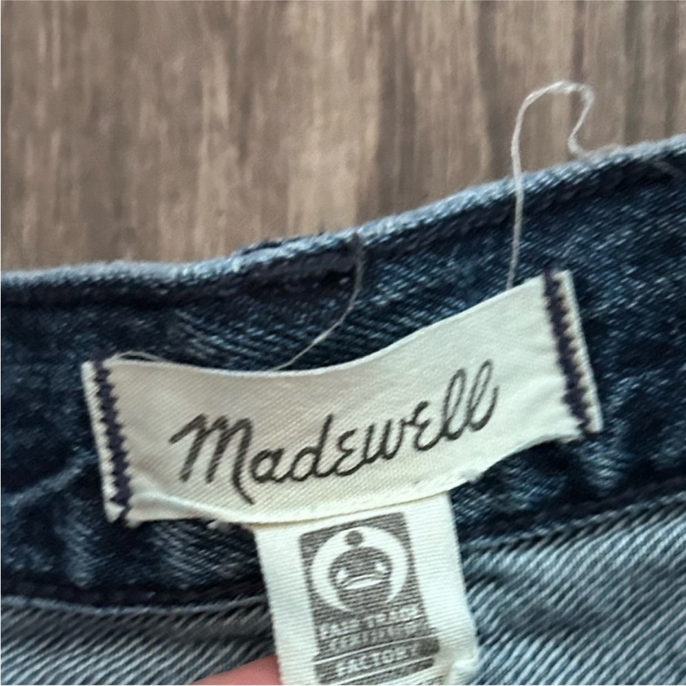 Madewell Balloon Jeans in Sandford Wash Sz 33 - Picture 7 of 8
